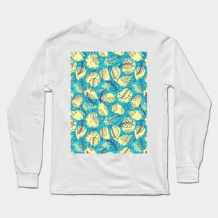 Leaf Line Art Long Sleeve T-Shirt